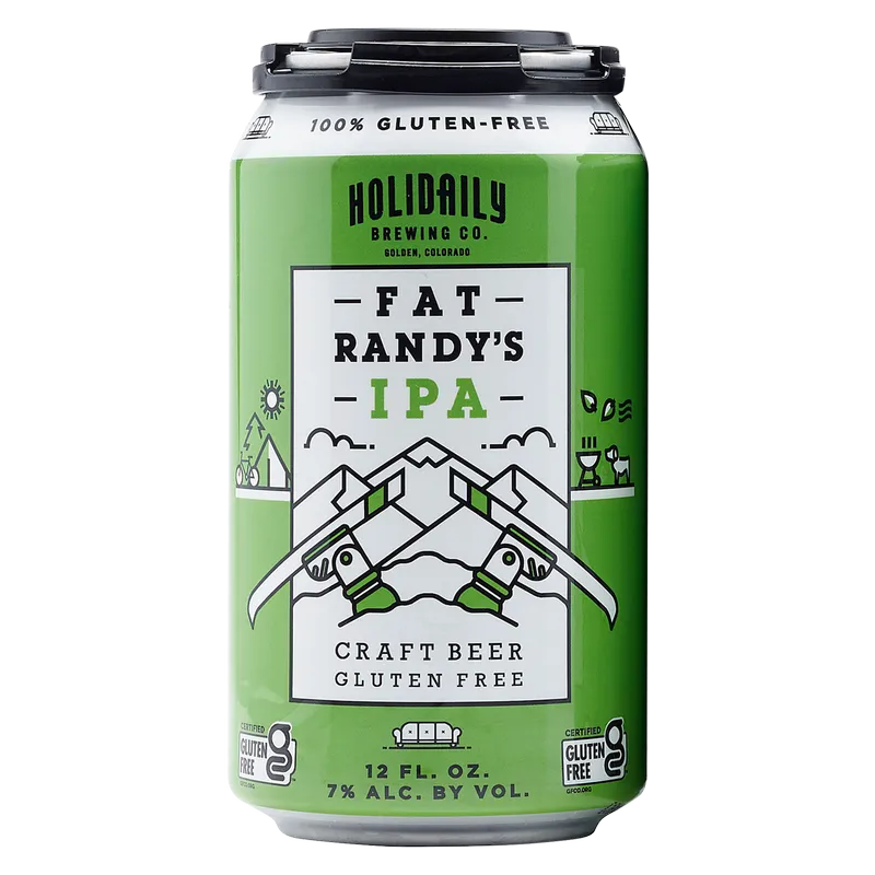 Holidaily Brewing Fat Randy's IPA Gluten Free Beer view 1