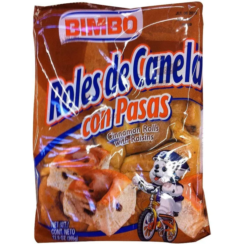 Bimbo Cinnamon Rolls With Raisins view 1