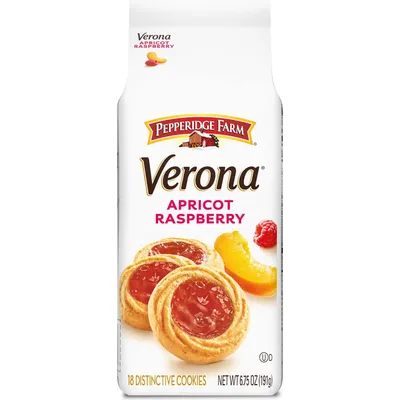 Pepperidge Farm Apricot Raspberry Cookies 191g Pouch