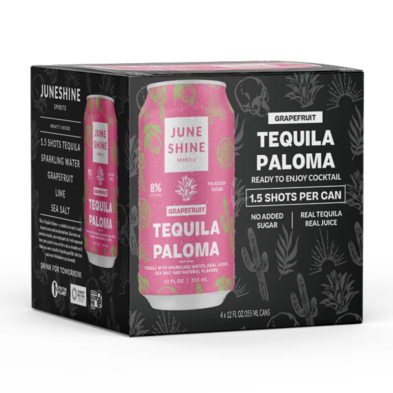 JuneShine Grapefruit Tequila Paloma view 1