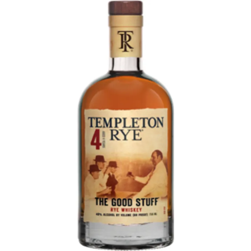 Templeton Rye The Good Stuff Rye Whiskey 4 Year view 1