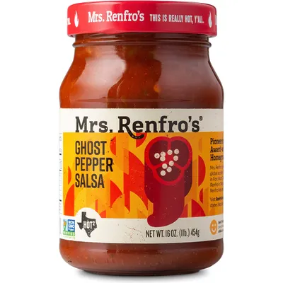 Mrs Renfro Ghost Salsa 16oz Jar