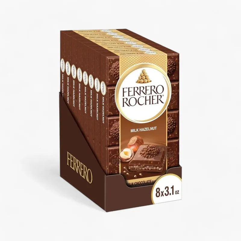 Ferrero Rocher Milk Chocolate Hazelnut Bar view 1