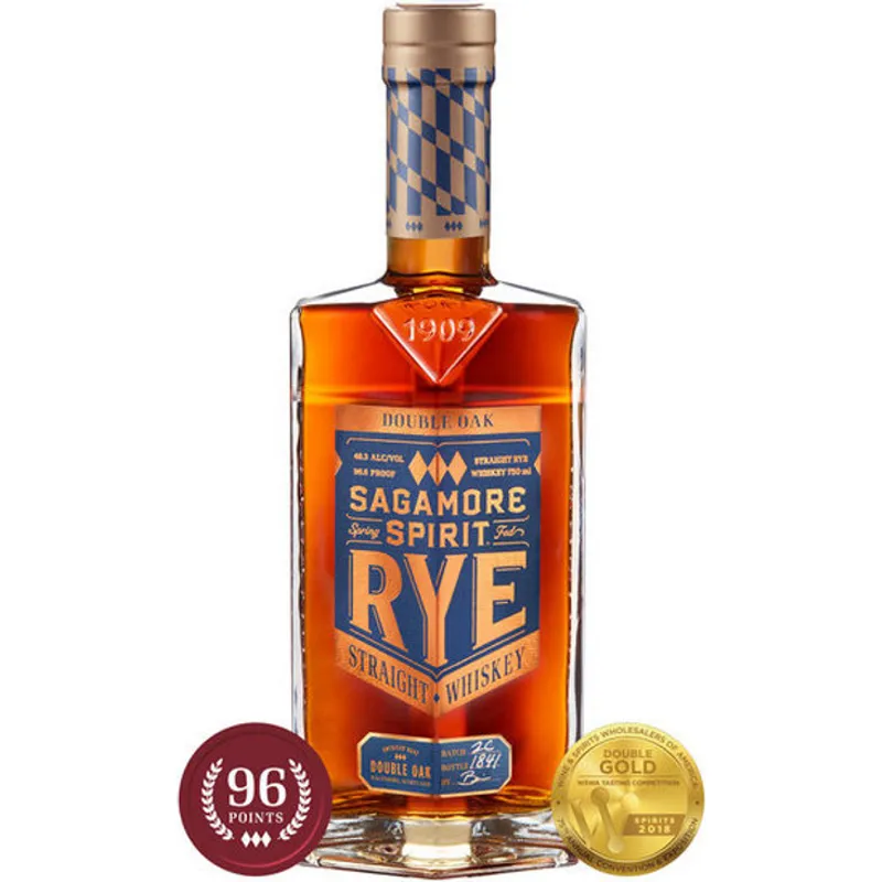Sagamore Spirit Double Oak Rye Whiskey view 1