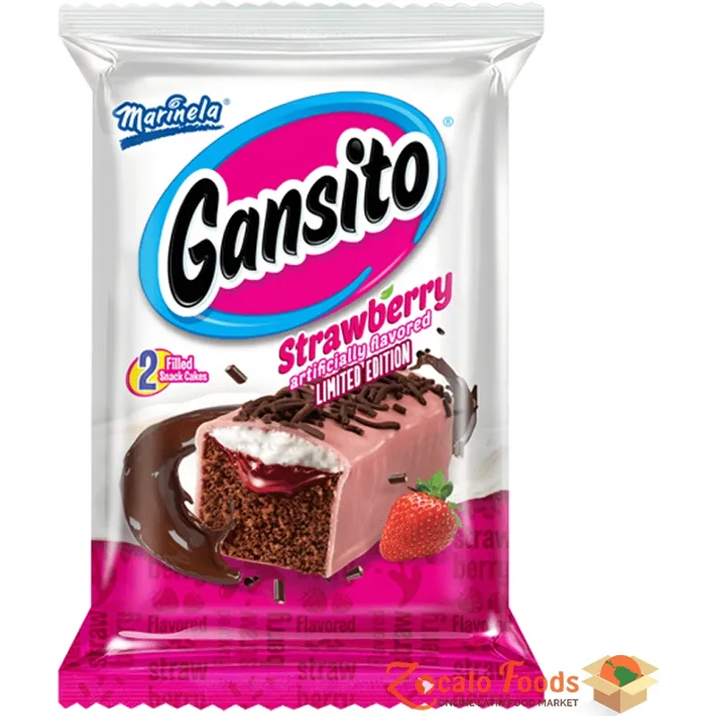 Marinela Gansito Strawberry Snack Cakes view 1