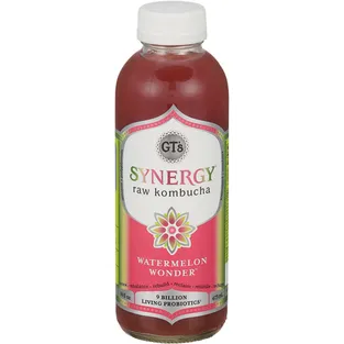 Gts Synergy Organic Kombucha Watermelon Wonder