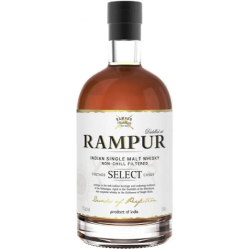 Rampur Indian Single Malt Whisky Vintage Select Casks view 1