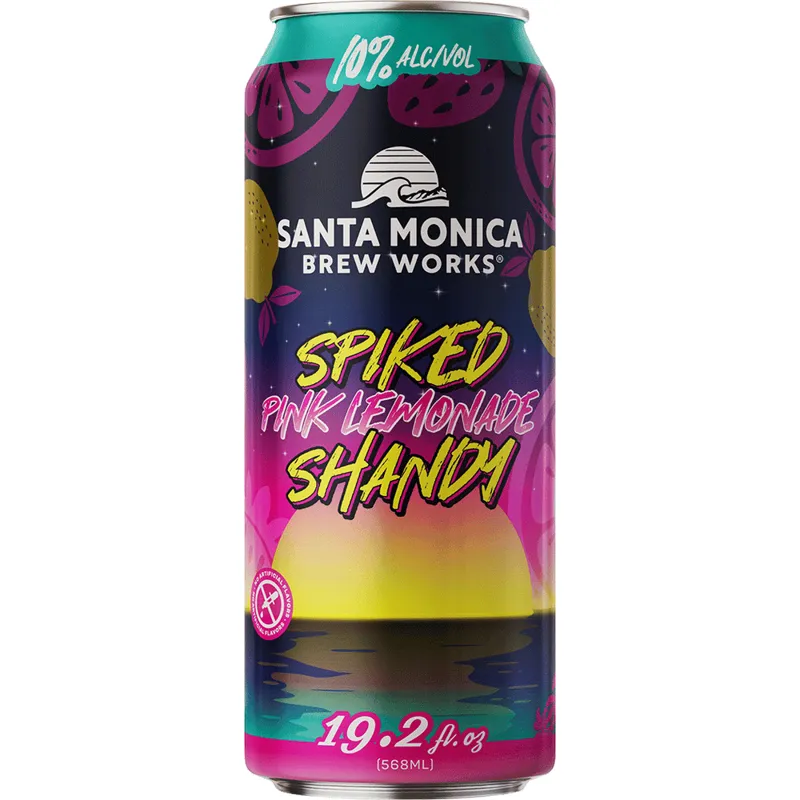 Santa Monica Brew Works Spiked Pink Lemonade Shandy view 1