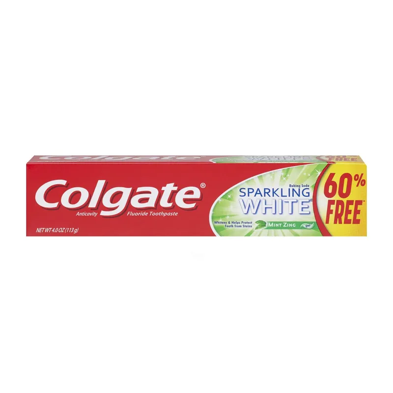 Colgate Sparkling White Mint Zing Toothpaste view 1