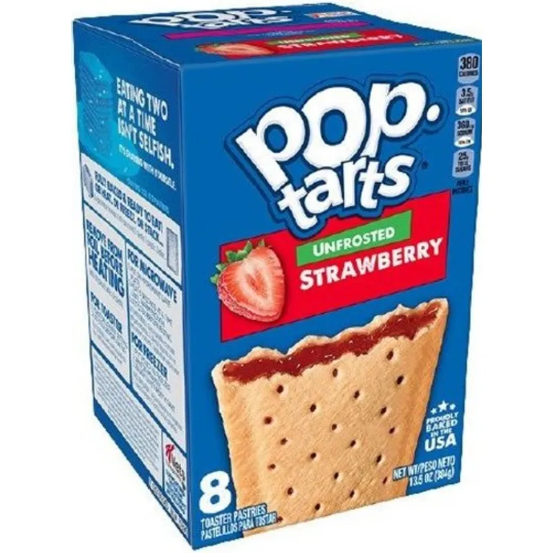 Kelloggs Pop Tarts Toaster Pastries Frosted Strawberry view 1