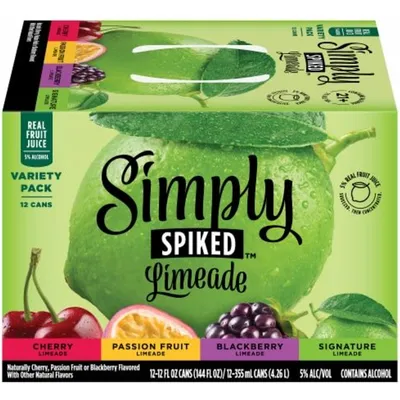 Simply Spiked Limeade Variety 12 Pack 12oz Cans