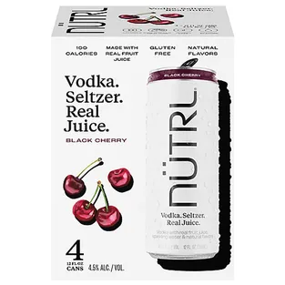 NUTRL Vodka Seltzer Black Cherry