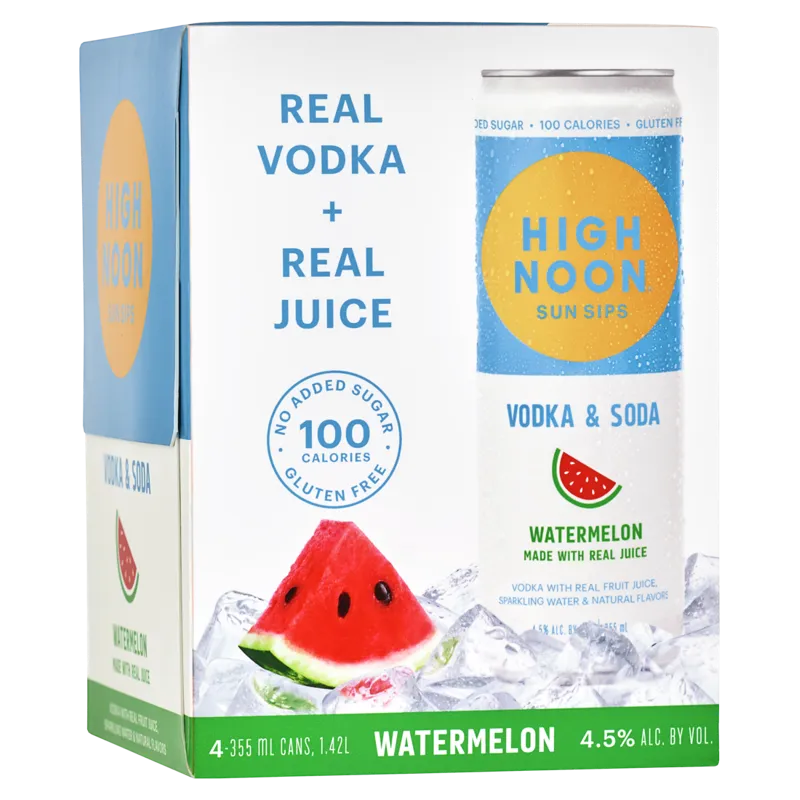 High Noon Watermelon Hard Seltzer view 1