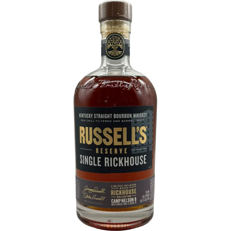 Russell's Reserve Single Rickhouse Camp Nelson B 2024 Bourbon Whiskey view 1