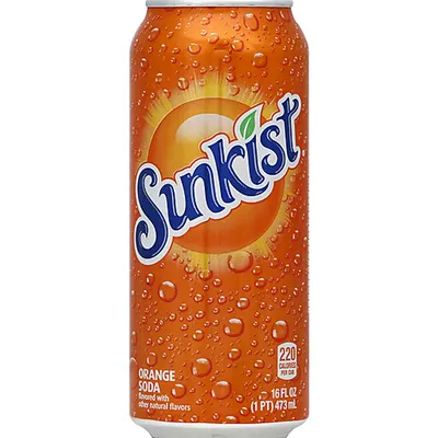 Sunkist Orange Soda 16 oz