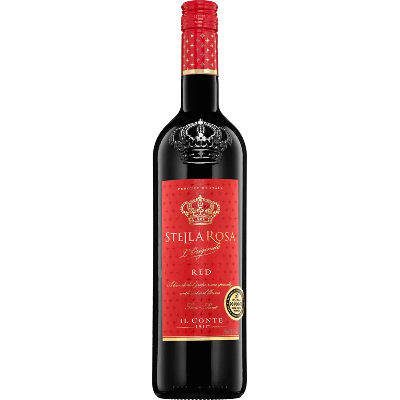 Il Conte Stella Rosa Semi Sweet Red Wine Blend view 1