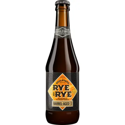 Boulevard Brewing Company Rye on Rye Rye Ale Aged in Rye Whiskey Barrels 12 oz Bottle