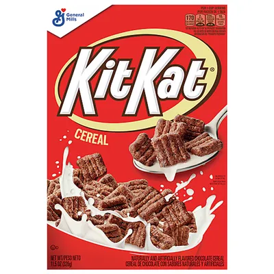 General Mills Kit Kat Cereal Chocolatey 11.5 oz Box