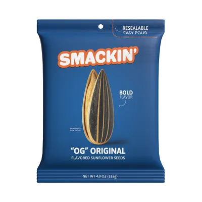 Smackin OG Original Sunflower Seeds 4 oz Bag