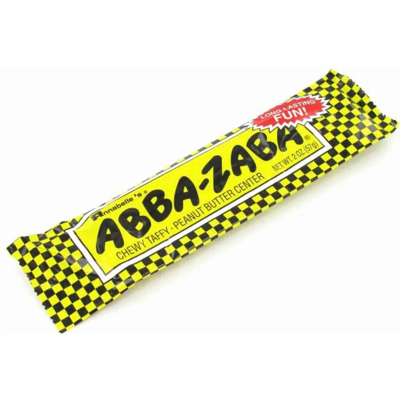 Annabelle's Abba-Zabba Candy Bar Chewy Taffy - Peanut Butter Center view 1