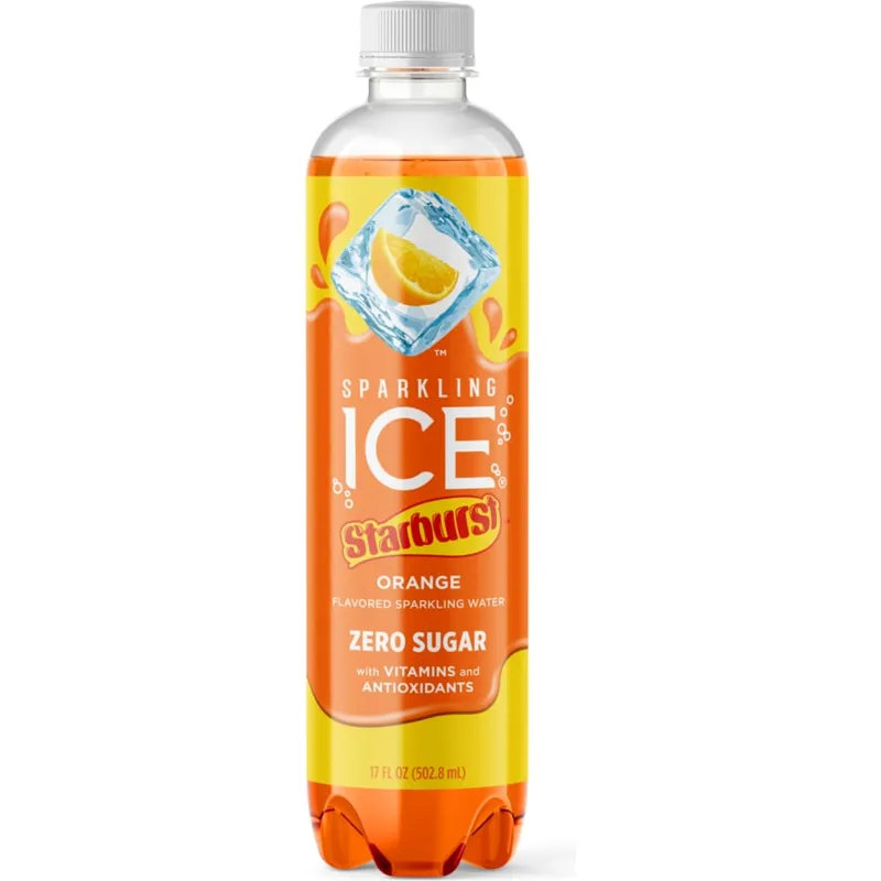 Sparkling Ice Starburst Orange Flavored Water view 1