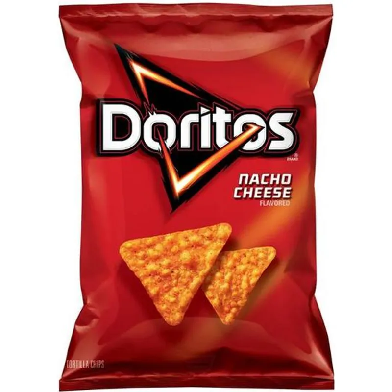 Doritos Nacho Cheese Flavored Tortilla Chips view 1