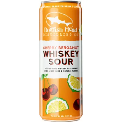 Dogfish Head Cherry Bergamot Whiskey Sour Fruit Cocktail 4 Pack 12 oz Cans
