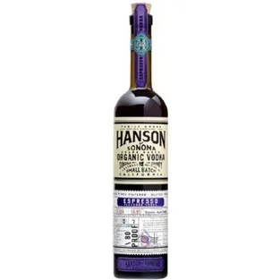 Hanson Of Sonoma Grape Based Organic Small Batch Vodka Espresso