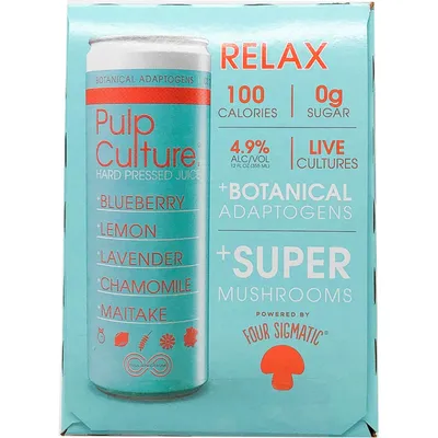 Pulp Culture Pop Relax Hard Juice 12oz Can