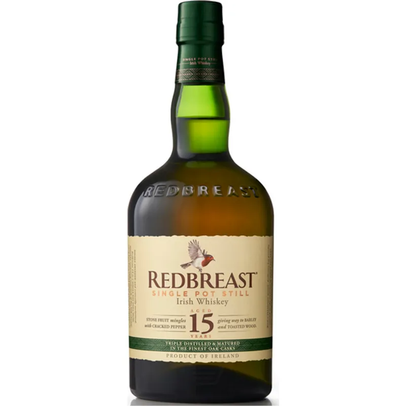 Redbreast Pure Pot Still Single Malt Irish Whiskey 15 Year view 1