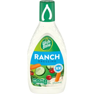Wish-Bone Ranch Salad Dressing 15oz Plastic Bottle