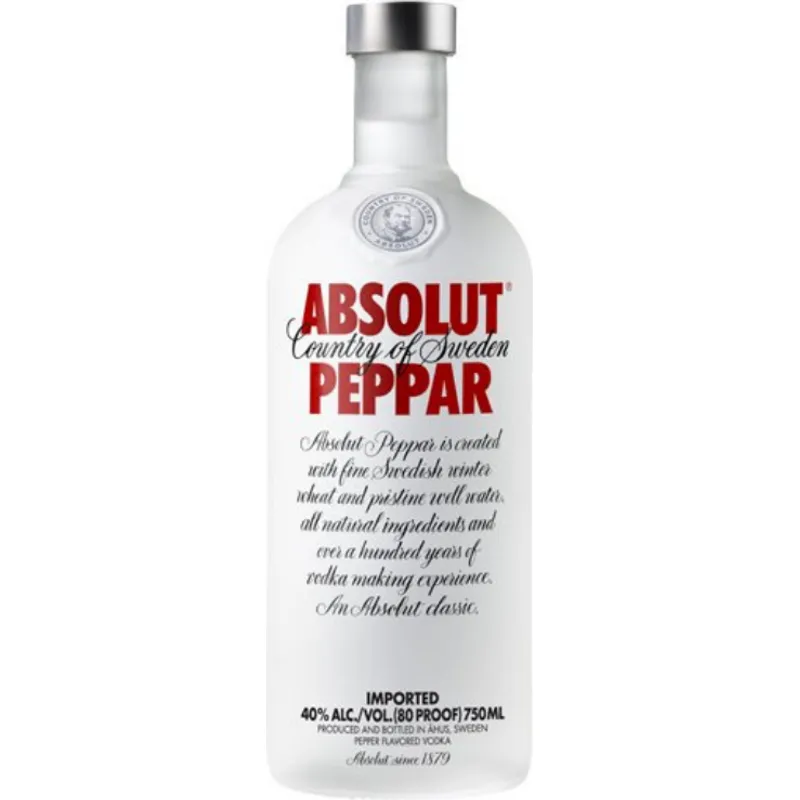 Absolut Country of Sweden Peppar Vodka view 1
