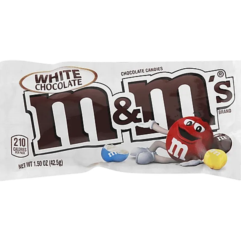 M&M's Chocolate Candies White Chocolate Bag view 1