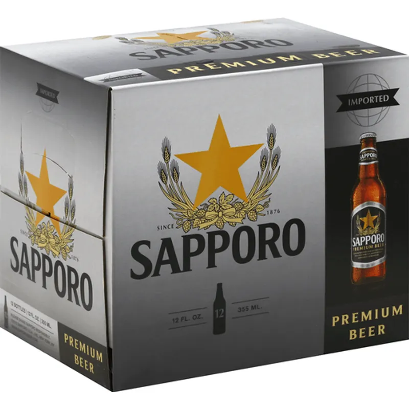 Sapporo Premium Beer view 1