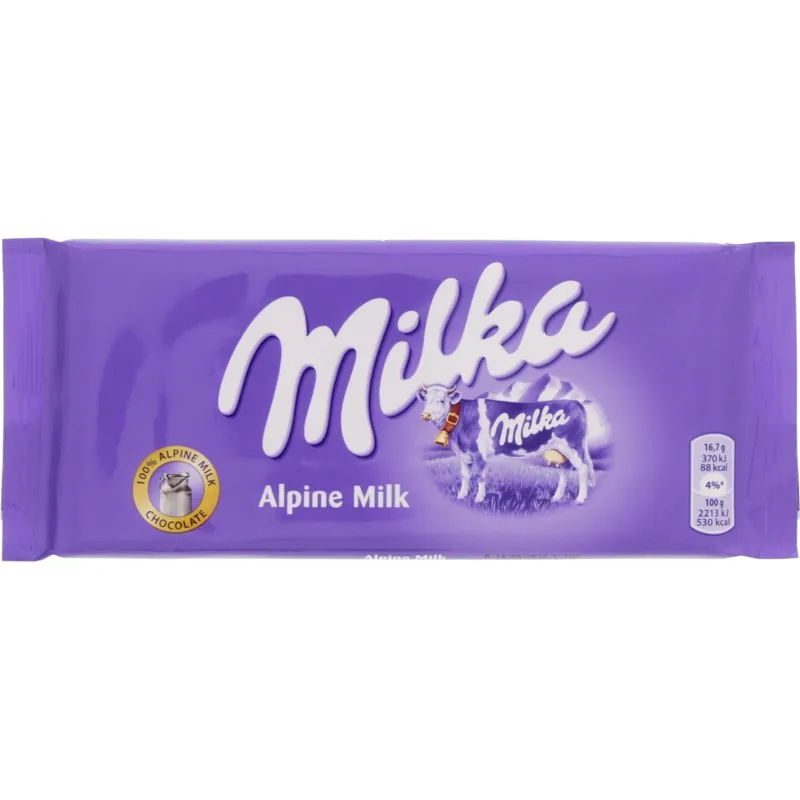 Milka Alpine Milk Chocolate view 1