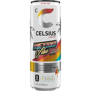 CELSIUS Sparkling Retro Vibe Energy Drink