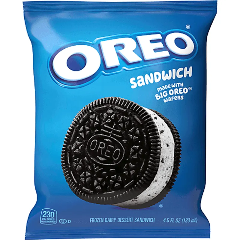 Oreo Frozen Dairy Dessert Sandwich view 1