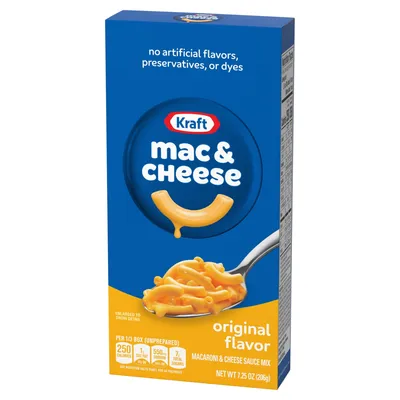 Kraft Original Macaroni & Cheese Dinner 7.25 oz Box