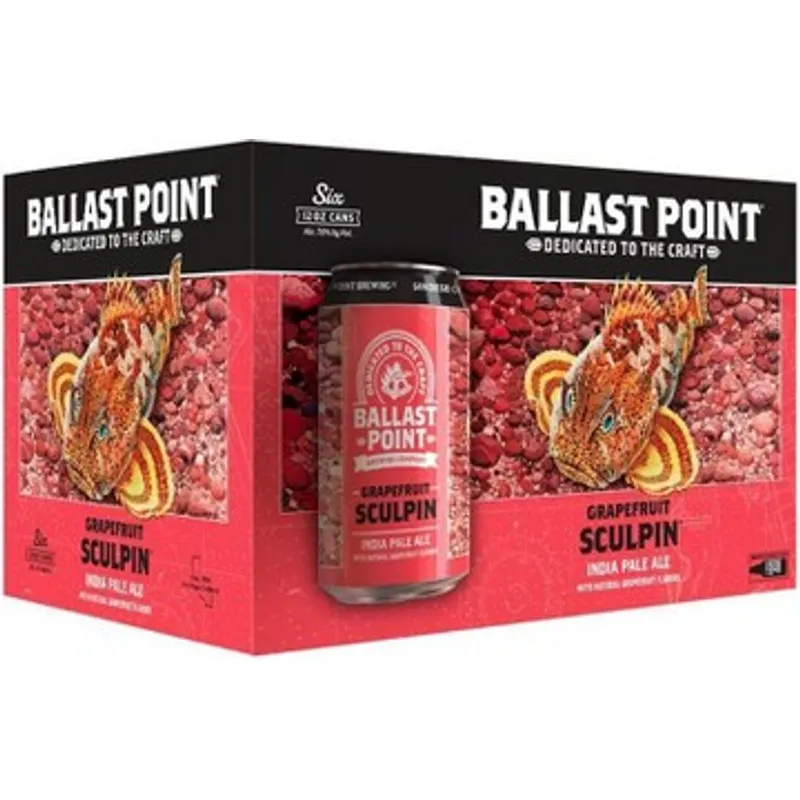 Ballast Point Grapefruit Sculpin IPA view 1