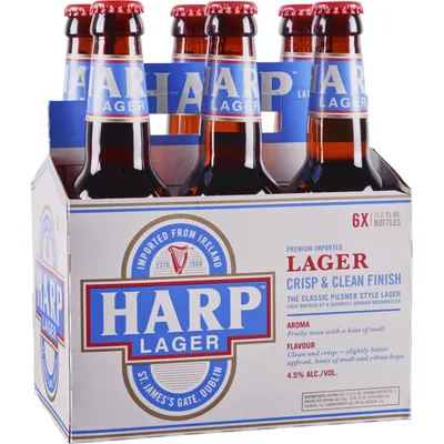 Harp Lager 6 Pack 11.2oz Bottles