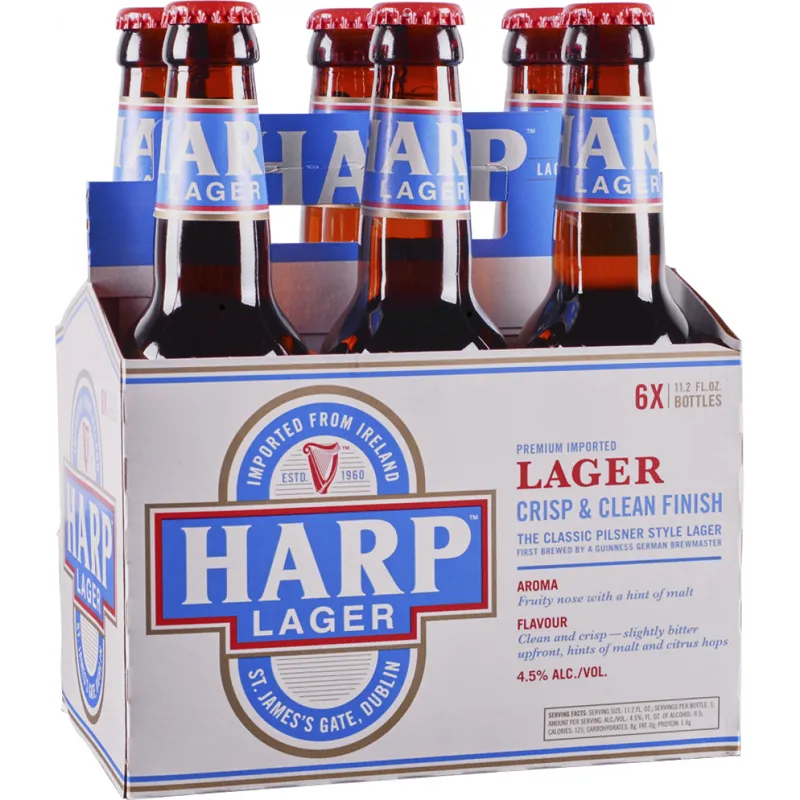 Harp Lager view 1