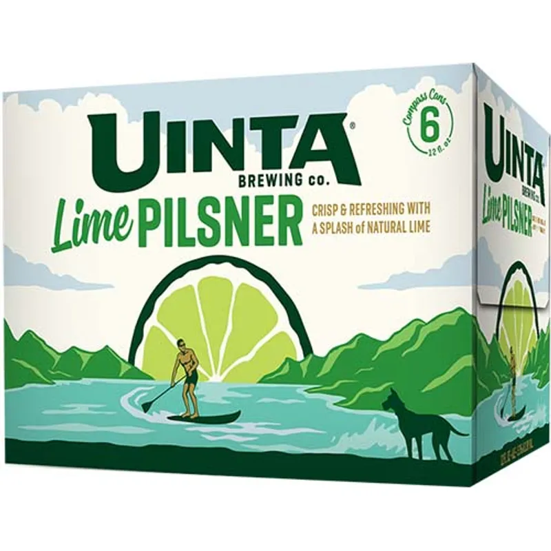 Uinta Lime Pilsner Beer view 1