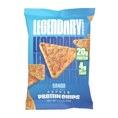 Legendary Foods Protein Chips Ranch 1.2 oz Bag