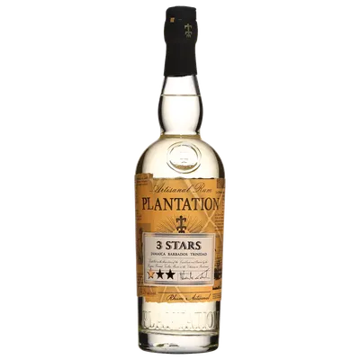 Plantation 3 Stars White Rum 750ml Bottle