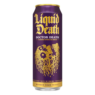 Liquid Death Doctor Death 19.2 oz Sparkling Water