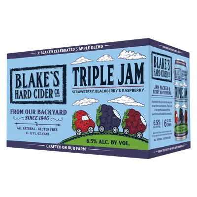 Blake's Hard Cider Co. Triple Jam 6 Pack 12oz Cans