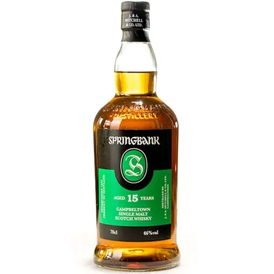 Springbank Campbeltown Single Malt Scotch Whisky 15 Year 700ml Bottle
