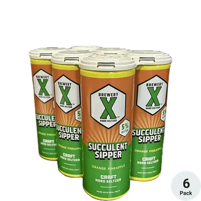 Brewery X™ Succulent Sipper Craft Hard Seltzers 6 Pack 12oz