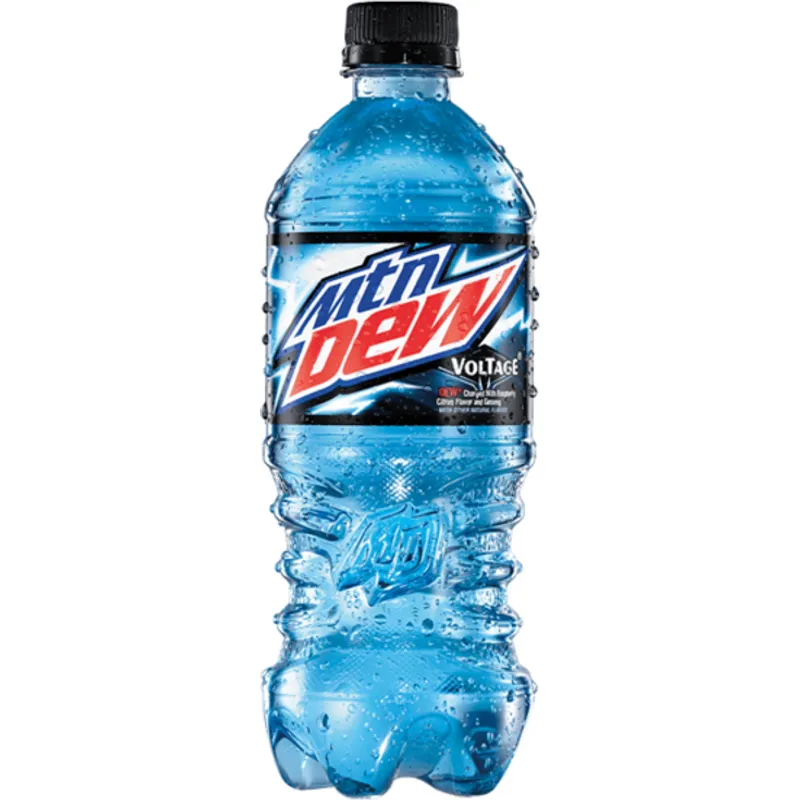 Mountain Dew Voltage Charged with Raspberry Citrus Flavor and Ginseng view 1