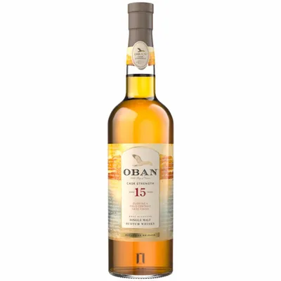 Oban 15 Year Old Cask Strength Single Malt Scotch Whisky 750ml